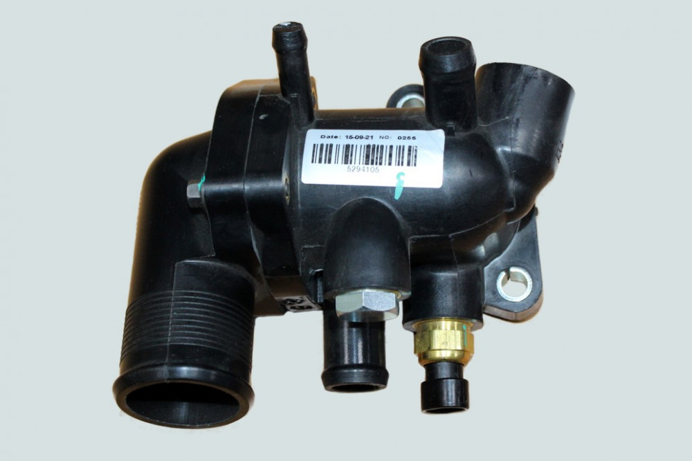 фото корпус термостата в сборе isf2.8 евро-3 foton (с термостатом и датч.темпр) 5294105 