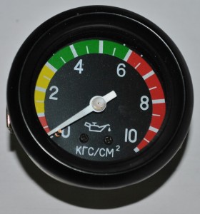 купить Указатель давления масла МЕХАНИЧЕСКИЙ 10 атмосфер / ООО НПК "Автоприбор" г.Владимир