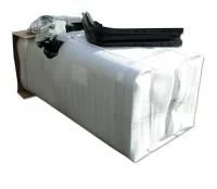 Бак топливный в сборе 500л. 1250*660*660 ЕВРО (дл*выс*шир) без топливозаборника, низкая горловина, полуоборотная крышка / КМЗ - фото